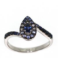 Ringe Salvini Dame in Weißgold Zaffiro 20045293 - 20045293